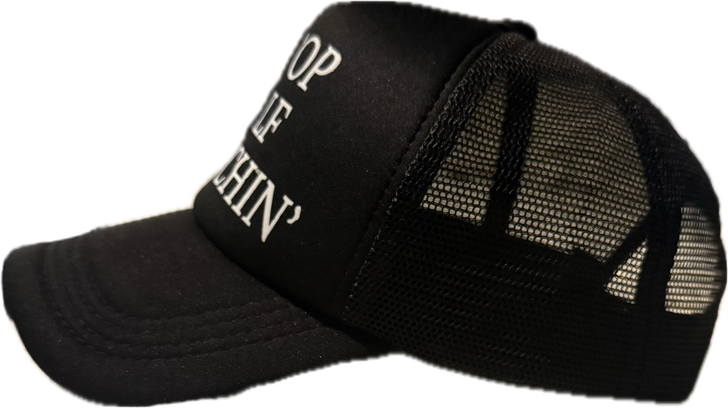 Black Trucker Hat