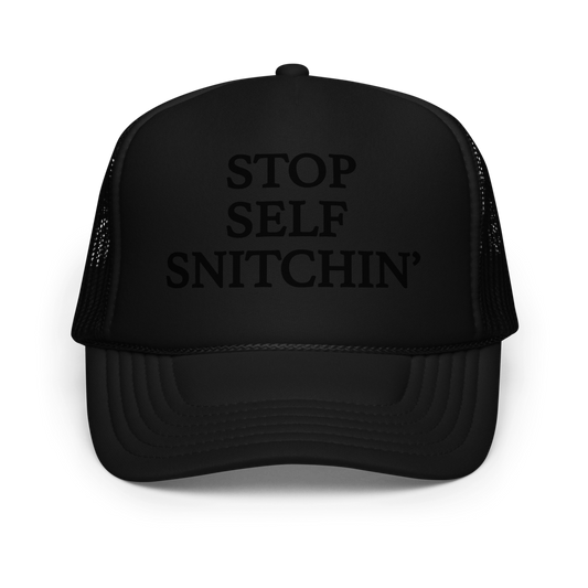 Stop Self Snitchin’ Trucker Hat Low Profile