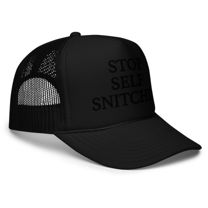 Stop Self Snitchin’ Trucker Hat Low Profile